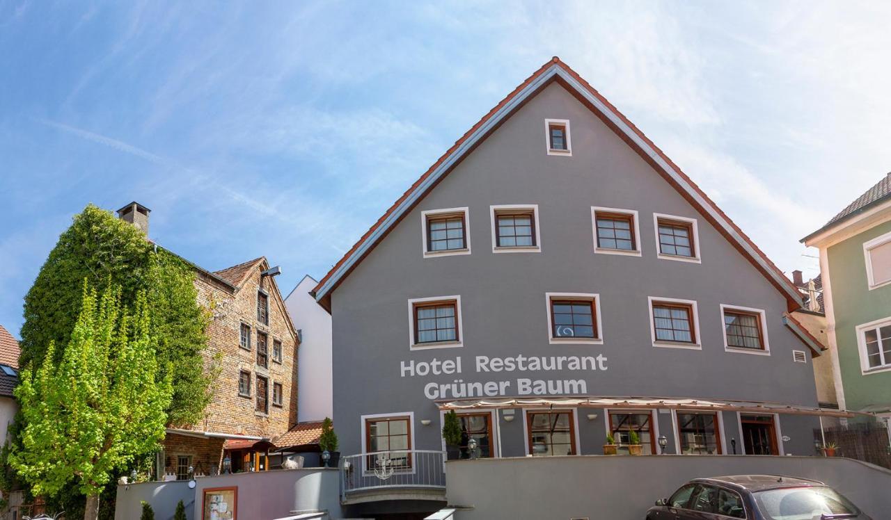 Hotel Restaurant Gruener Baum Und Altes Tor Bad Waldsee Buitenkant foto
